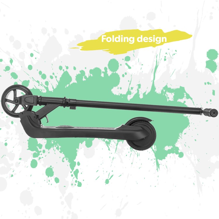 electriQ Active Electric Kids Scooter - Black