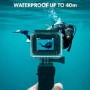 electriQ 4K Ultra HD Dual Screen Waterproof Sports Action Camera - Black