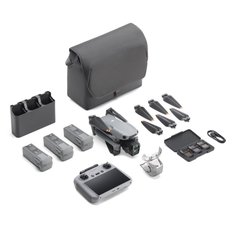 Box Opened DJI Air 3S Fly More Combo (RC 2)