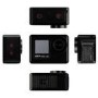 electriQ 4K Ultra HD Dual Screen Waterproof Sports Action Camera - Black